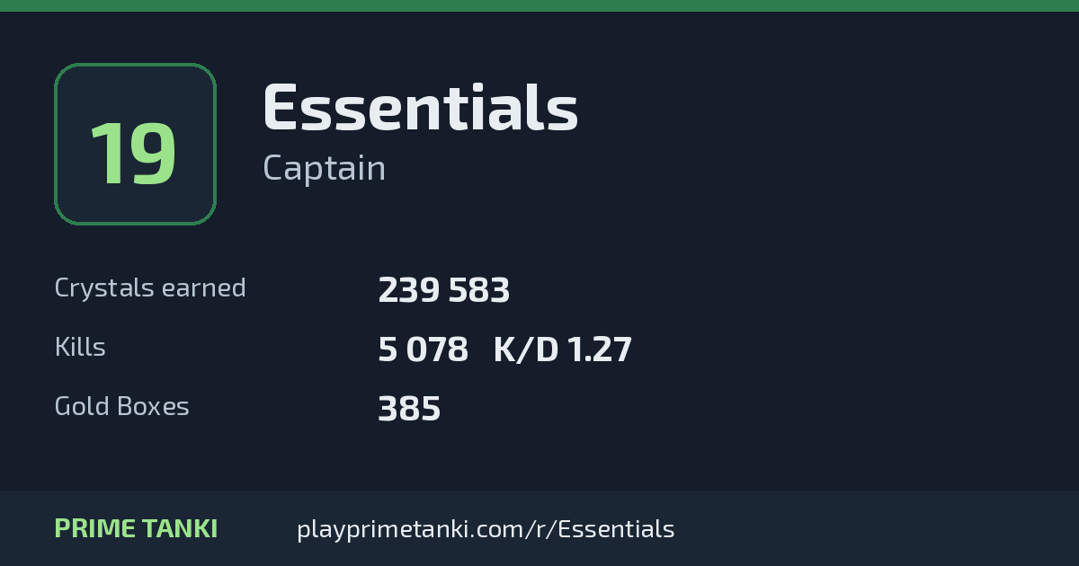 Marine Lt Ranks Essentials - Prime Tanki Ratings